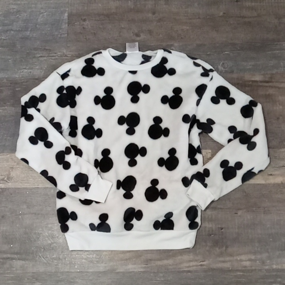 (15) DISNEY MICKEY MOUSE, FLEECE SWEATSHIRT/ PULLOVER SHIRT SIZE KIDS MEDIUM